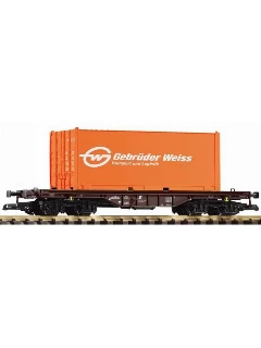 Piko G 37725 Flat Car With 20 Container Geb. Weise