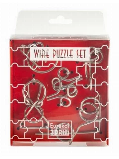 Eureka Mini Wire Puzzle Szett - Piros