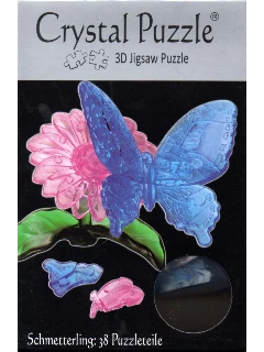 3d Kristály Kirakó - Kék Pillangó - Blue Butterfly