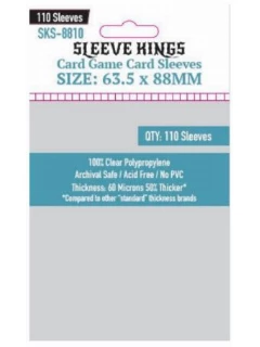 Kártyavédő fólia - Sleeve Kings 63.5x88mm - 110 pack 60 Microns_8154