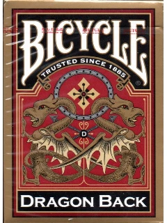 Bicycle Dragon Back Kártya, Arany Hátlappal - 1 Csomag