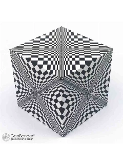 Geobender Cube Design "Abstract"
