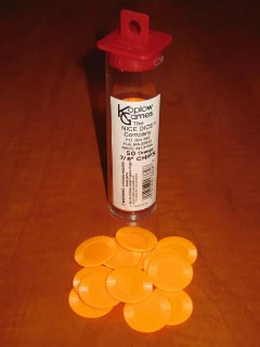 Mini Zseton Narancs 50db - Mini Chips Orange 50