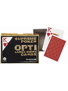 Römi 2x55 Lap - Supreme Poker Opti Large Index Cards