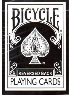 Bicycle Black Deck - Reversed Back Kártya - 1 Csomag