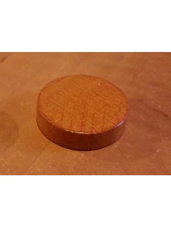 Fa játékalkatrész - korong 30mm-es barna (Cseresznye)
