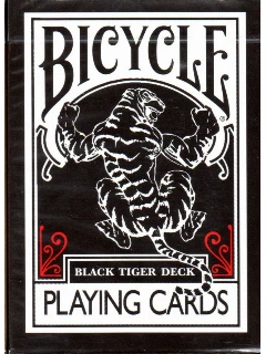 Bicycle Black Tiger Red Kártya - 1 Csomag