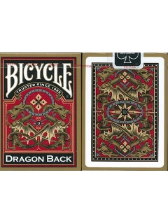 Bicycle Dragon Back Kártya, Arany Hátlappal - 1 Csomag