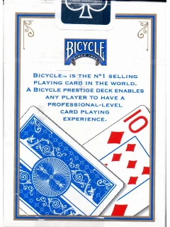 Póker - Bicycle Prestige 100% plasztik póker kártya - 1 csomag - Kék