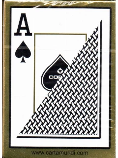 Póker - Copag Texas Hold Em Gold 100% Plasztik Póker Kártya - 2 Jumbo Index - 1 Csomag - Fekete